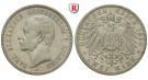 Deutsches Kaiserreich, Sachsen-Weimar-Eisenach, Carl Alexander, 2 Mark 1898, Zum 80. Geburtstag, A, ss, J. 156