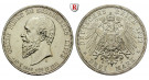 Deutsches Kaiserreich, Schaumburg-Lippe, Georg, 3 Mark 1911, Auf den Tod, A, ss-vz/vz-st, J. 166