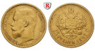 Russland, Nikolaus II., 15 Rubel 1897, 11,57 g fein, ss+