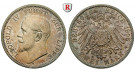 Deutsches Kaiserreich, Lippe, Leopold IV., 2 Mark 1906, A, vz/vz-st, J. 78