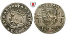 Frankreich, Lothringen, Antoine, 1/4 Teston 1526, ss+