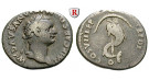 Römische Kaiserzeit, Domitianus, Denar 82, ss+