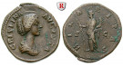 Römische Kaiserzeit, Crispina, Frau des Commodus, As um 178-182, ss+
