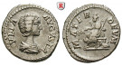 Römische Kaiserzeit, Julia Domna, Frau des Septimius Severus, Denar um 217, ss-vz