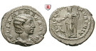 Römische Kaiserzeit, Julia Mamaea, Mutter des Severus Alexander, Denar 222, ss-vz