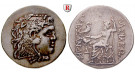 Makedonien, Königreich, Alexander III. der Grosse, Tetradrachme 250-175 v.Chr., ss+/ss