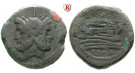 Römische Republik, Anonym, As ca. 211 v.Chr., ss