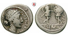 Römische Republik, C. Servilius, Denar 57 v.Chr., ss