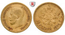 Russland, Nikolaus II., 10 Rubel 1899, 7,71 g fein, ss+