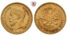 Russland, Nikolaus II., 7 1/2 Rubel 1897, 5,81 g fein, ss/ss-vz