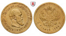 Russland, Alexander III., 5 Rubel 1888, 5,76 g fein, ss+