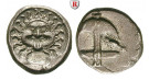 Thrakien-Donaugebiet, Apollonia Pontika, Drachme 5.-4.Jh. v.Chr., ss+