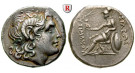 Thrakien, Königreich, Lysimachos, Tetradrachme ca. 297-281 v.Chr., ss+/ss