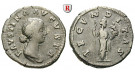 Römische Kaiserzeit, Faustina II., Frau des Marcus Aurelius, Denar 161-175, ss