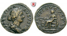 Römische Kaiserzeit, Faustina II., Frau des Marcus Aurelius, As 161-176, ss+