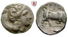 Italien-Lukanien, Thurium, Stater 350-300 v.Chr., ss/ss-vz