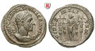 Römische Kaiserzeit, Macrinus, Denar 217-218, vz-st