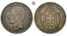 Griechenland, Georg I., 5 Drachmai 1875, ss+