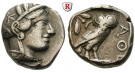 Attika, Athen, Tetradrachme 2. Hälfte 5.Jh. v.Chr., ss