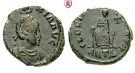 Römische Kaiserzeit, Eudoxia, Frau des Arcadius, Bronze 395-401, ss-vz