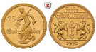 Nebengebiete, Danzig, 25 Gulden 1930, 7,31 g fein, f.vz/vz+, J. D11