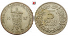 Weimarer Republik, 5 Reichsmark 1925, Rheinlande, E, f.vz, J. 322