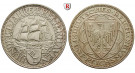 Weimarer Republik, 5 Reichsmark 1927, Bremerhaven, A, vz, J. 326