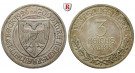 Weimarer Republik, 3 Reichsmark 1926, Lübeck, A, PP, J. 323