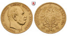 Deutsches Kaiserreich, Preussen, Wilhelm I., 10 Mark 1873, C, ss+, J. 242