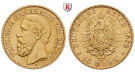 Deutsches Kaiserreich, Baden, Friedrich I., 10 Mark 1888, G, ss, J. 186