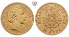 Deutsches Kaiserreich, Bayern, Ludwig II., 10 Mark 1878, D, ss, J. 196