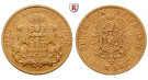 Deutsches Kaiserreich, Hamburg, 10 Mark 1876, J, ss, J. 209
