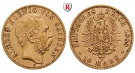 Deutsches Kaiserreich, Sachsen, Albert, 10 Mark 1888, E, ss, J. 261