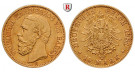 Deutsches Kaiserreich, Baden, Friedrich I., 10 Mark 1881, G, ss-vz, J. 186