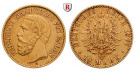 Deutsches Kaiserreich, Baden, Friedrich I., 10 Mark 1877, G, ss-vz, J. 186