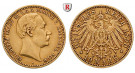 Deutsches Kaiserreich, Mecklenburg-Schwerin, Friedrich Franz III., 10 Mark 1890, A, ss, J. 232