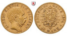 Deutsches Kaiserreich, Sachsen, Albert, 10 Mark 1874, E, ss, J. 261
