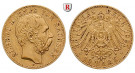 Deutsches Kaiserreich, Sachsen, Albert, 10 Mark 1891, E, ss, J. 263