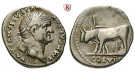 Römische Kaiserzeit, Vespasianus, Denar 77-78, ss+