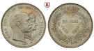 Dänemark, Christian IX., 2 Krone 1892, 11,99 g fein, vz+