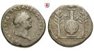 Römische Kaiserzeit, Vespasianus, Denar 80-81, ss