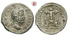 Römische Kaiserzeit, Septimius Severus, Denar 201, f.vz