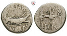 Römische Republik, Marcus Antonius, Denar 32-31 v.Chr., ss
