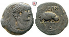 Römische Provinzialprägungen, Ägypten, Alexandria, Tiberius, Bronze Jahr 5 = 18-19 n.Chr., ss
