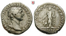 Römische Kaiserzeit, Traianus, Denar 112-113, ss+