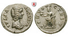 Römische Kaiserzeit, Julia Domna, Frau des Septimius Severus, Denar 193-217, vz-st/vz
