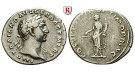 Römische Kaiserzeit, Traianus, Denar 108-109, ss
