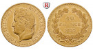 Frankreich, Louis Philippe, 40 Francs 1832, 11,55 g fein, ss-vz/ss