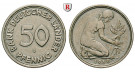 Bundesrepublik Deutschland, 50 Pfennig 1950, Bank Deutscher Länder, G, ss-vz, J. 379