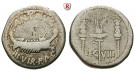 Römische Republik, Marcus Antonius, Denar 32-31 v.Chr., f.ss